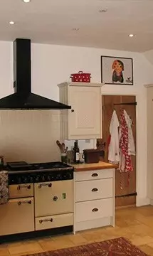 renovated interior of listed farmhouse